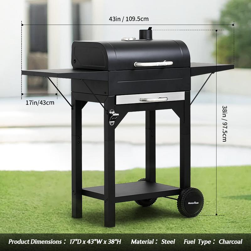 Outdoor BBQ Grill for Backyard, Patio, and Camping