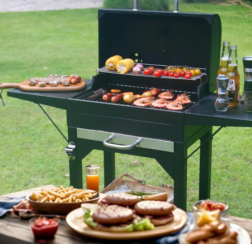 Outdoor BBQ Grill for Backyard, Patio, and Camping
