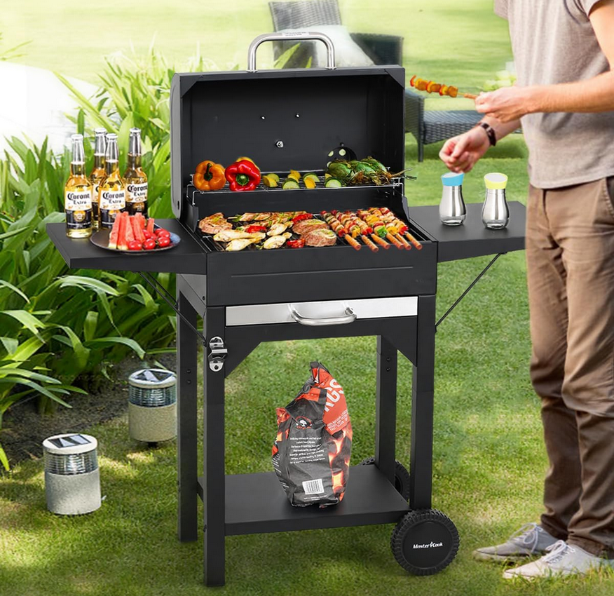 Outdoor BBQ Grill for Backyard, Patio, and Camping