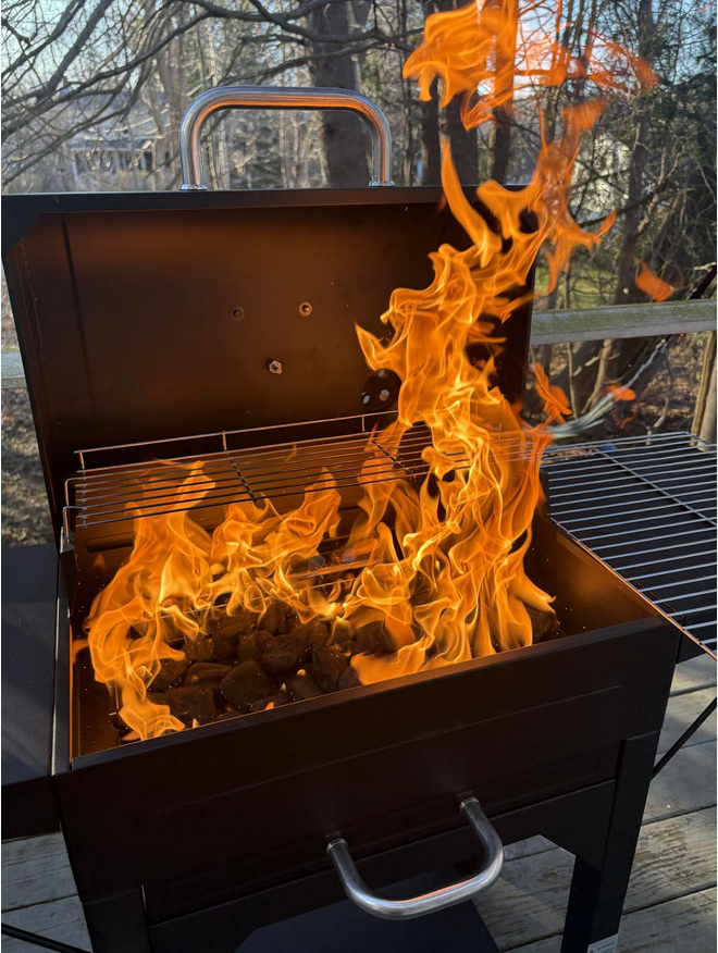 Outdoor BBQ Grill for Backyard, Patio, and Camping